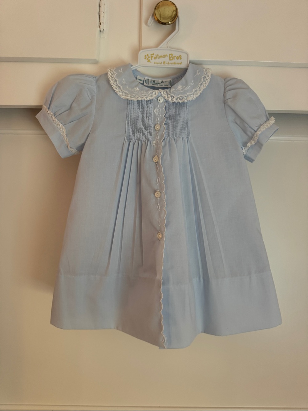 Brand New Feltman Brothers Baby Blue Dress 🩵 — 9 months